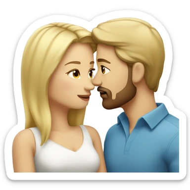 blond-hair-woman-and-brown-hair-short beard-man-kisses sticker