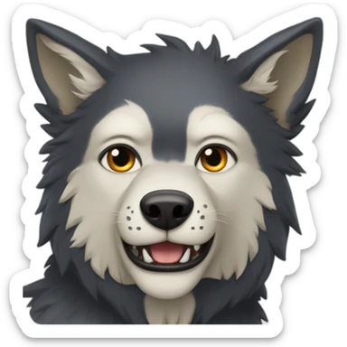 Loup garou sticker