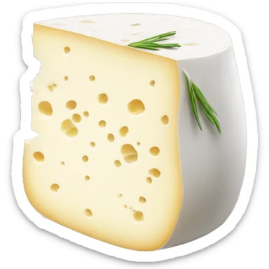 goat cheese with cumin in cheese sticker