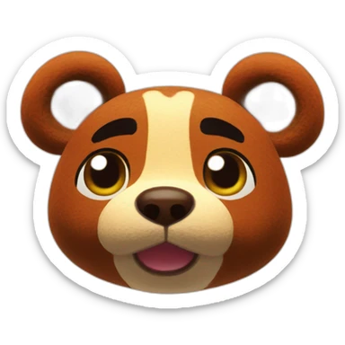 tom nook animal crossing new horizons sticker