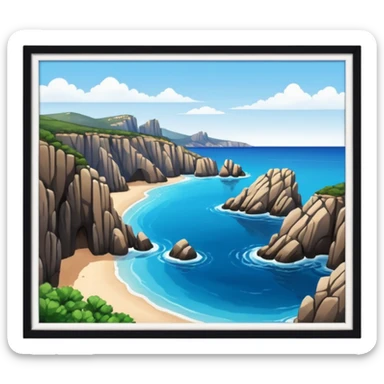 island of sardinia sticker