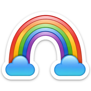 rainbows sticker
