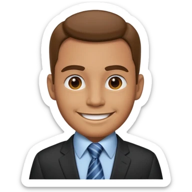 AN UNCLE with a tie in business clothes
 sticker