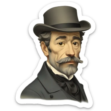 Toulouse lautrec sticker