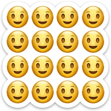 create a golden gold emoji  the most attractive any one or all of them ill choose it should be fully golden sticker