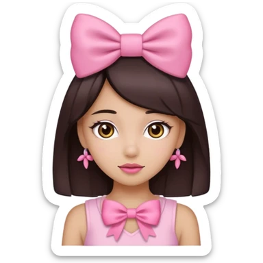 Girly girl morenita  sticker