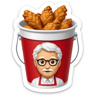 KFC bucket sticker