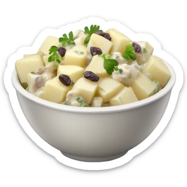 Potato salad with raisins  sticker