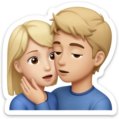 Whisper to ear sticker