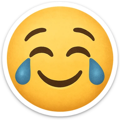 emoji representing the emotion of 'nostaljoy', a creative blend of, remove background sticker