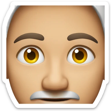 raised eyebrow emoji sticker