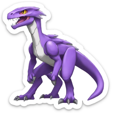  Cool Edgy Digimon-Fakemon-Raptor-Genesect-Dragon full body sticker