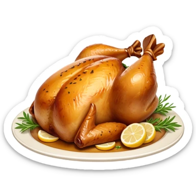 roast chicken sticker