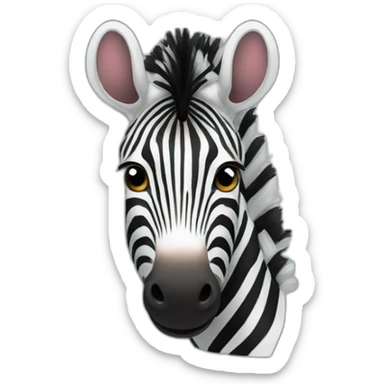 zebra sticker