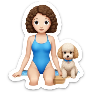 Poodle in sauna human girl and boy and Barbie and Ken are the same person that is a girl in a girl in the game I am so confused about the baby baby families that I have seen on here but they have no clue how they sticker