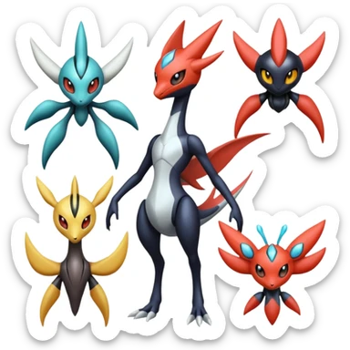 Latias-Darkrai-Deoxys-Giratina-Palkia-Meloetta-fusion sticker