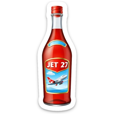 Bouteille de jet 27 sticker