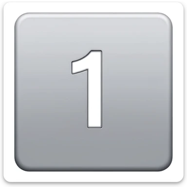 simple and bold emoji with a grey square background and white number 11 in the center sticker