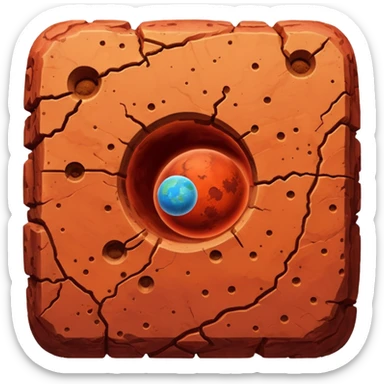 Mars planet emoji copy and paste sticker