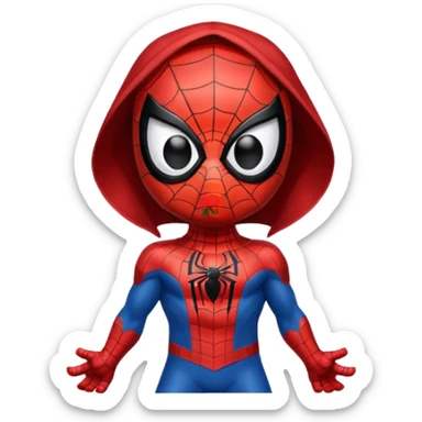 Spiderman cute sticker