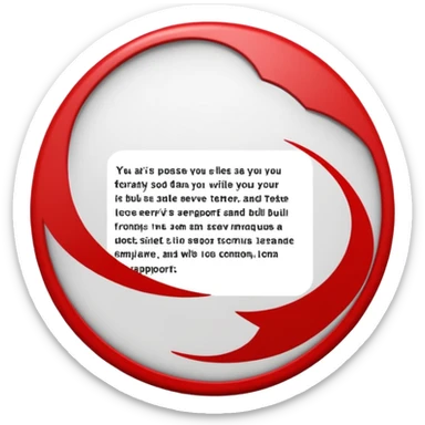 emoji Frontière avec une bulle marqué Ban en rapport avec un serveur gta rp sticker