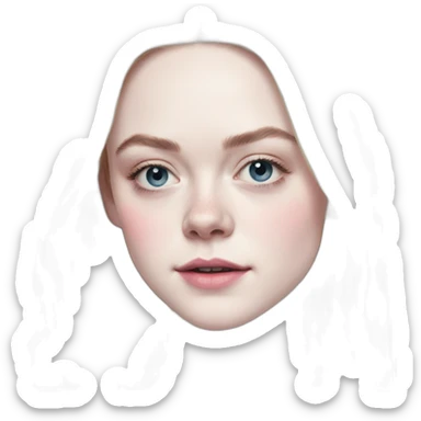 elle fanning sticker