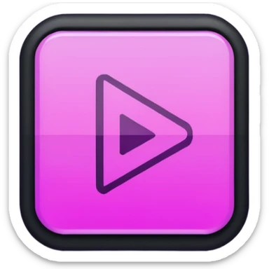 Necesito botones para un reproductor de música, los botones tienen que mezclar un estilo pixel art con vaporwave y usar como coló principal un morado, tienen que ser de: sticker