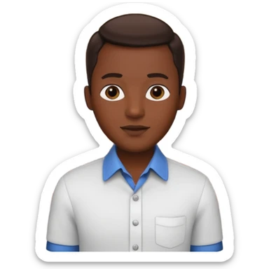 comversacion dentro de un restauant  sticker