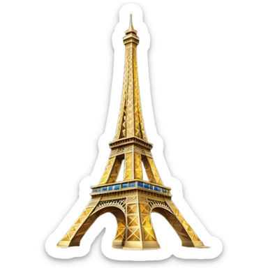 Eiffel Tower Night sticker