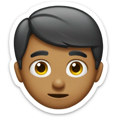 raised eyebrow side eye sticker