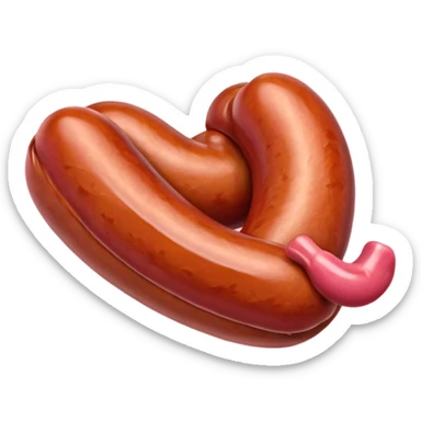 heart-shaped sausage (Love) sticker
