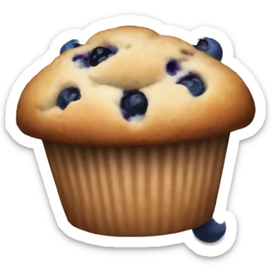 Blueberry muffin sticker