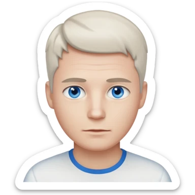 White shirt guy sticker