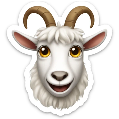 Make a goat emoji sticker