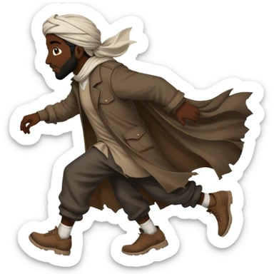 fleeing Iranians, in profile sticker