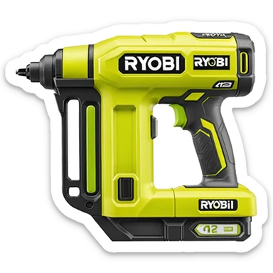 RYOBI ONE+ HP 18V 18-Gauge Brushless Cordless AirStrike Brad Nailer (with battery) P322 emoji style  sticker