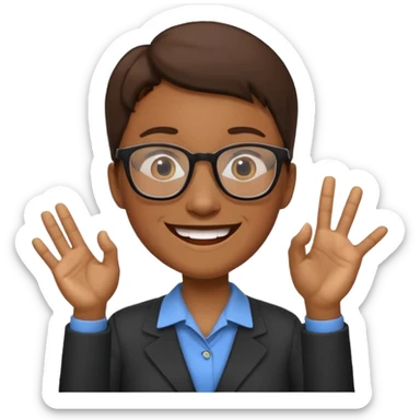 Ich bin Deutschlehrer und sehr begeistert, zu unterrichten sticker