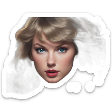 Taylor Swift, david bellemere, Bare belly, Wings, Choker, Bathed in shadows, FOV 90 degrees, short lighting, L USM, Cold Colors, gilded technique, extremely hyper aesthetic, absurdres sticker