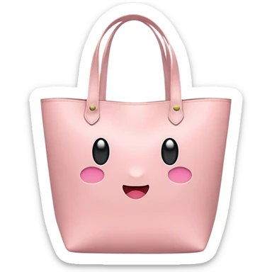 Light Pink totebag sticker