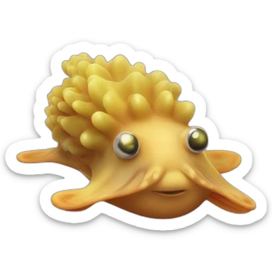 sea slug like shhep sticker