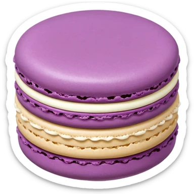 a single of purple macaron



















 sticker
