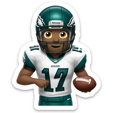 Philadelphia Eagles quarterback  sticker