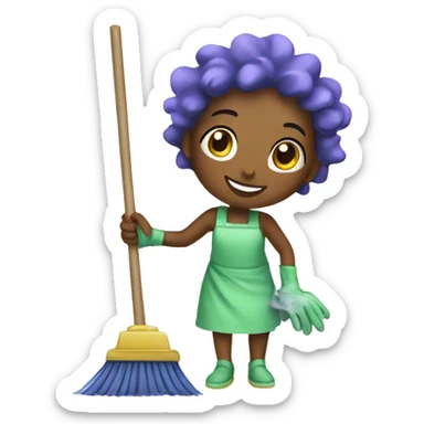 cleaning fairies sticker