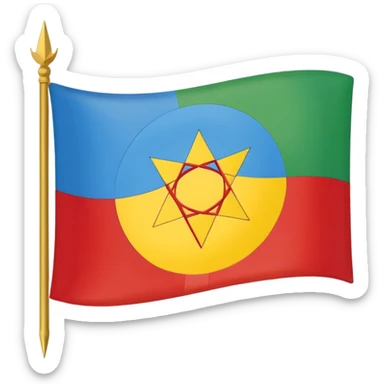 Can you make an emoji of the Amazigh flag sticker