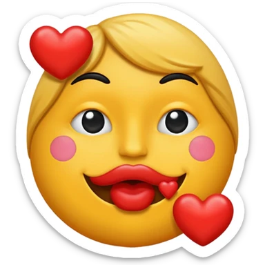 Lazando beso sticker