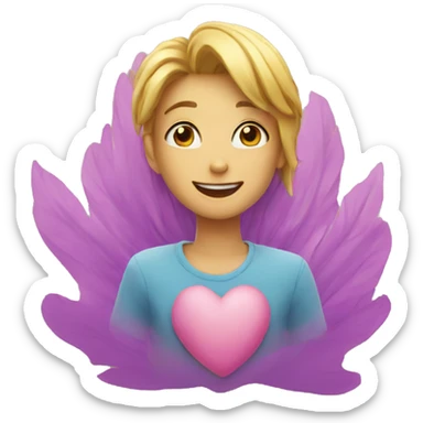 Wonderful heart sticker