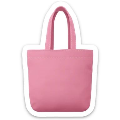 pink bag sticker
