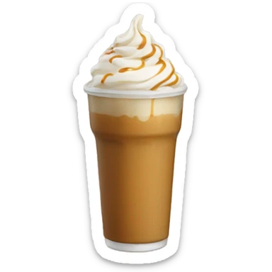 caramel frappe chino  sticker