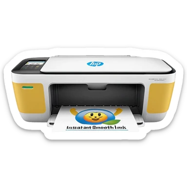 HP DeskJet 4175e printer with an Instant Ink logo sticker