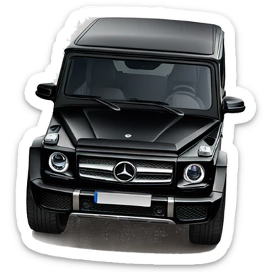 Black Mercedes classe G sticker